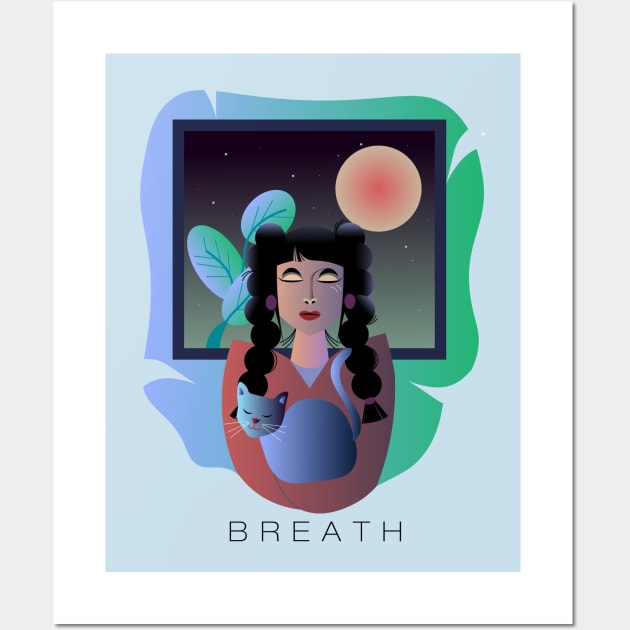 BREATH Wall Art by dezintegracija